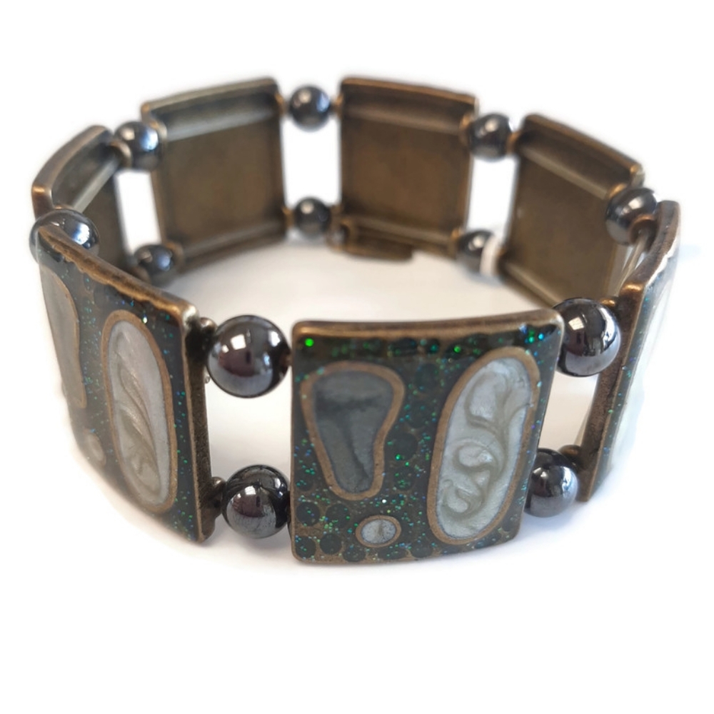 SERENITY 2000 Sedna Magnetic Stretch Bracelet Energy Power Balance
